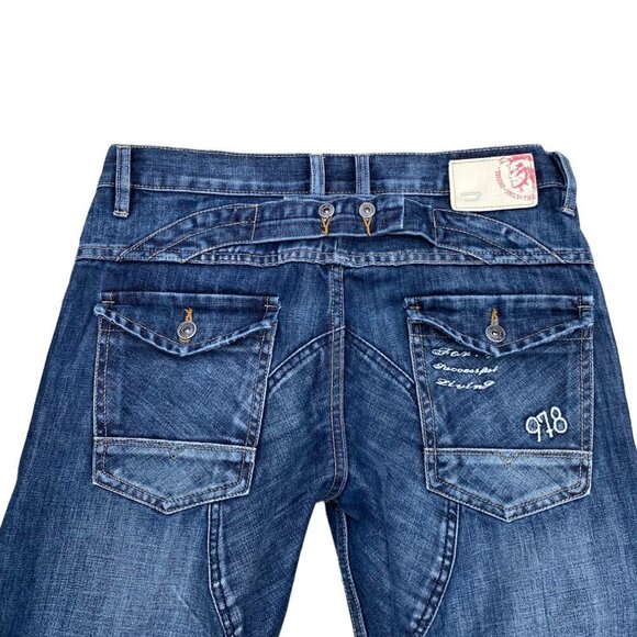 Vintage 2002 Diesel Jeans Size 32 Cardiel Blue - Picture 5 of 9